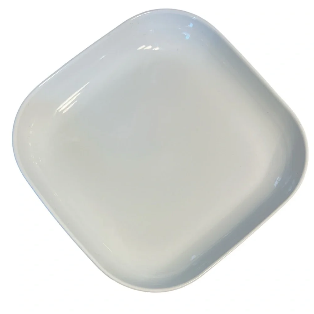 IKea Square White Feldsbar Porcelain oven to table Dish Oven & Micro safe